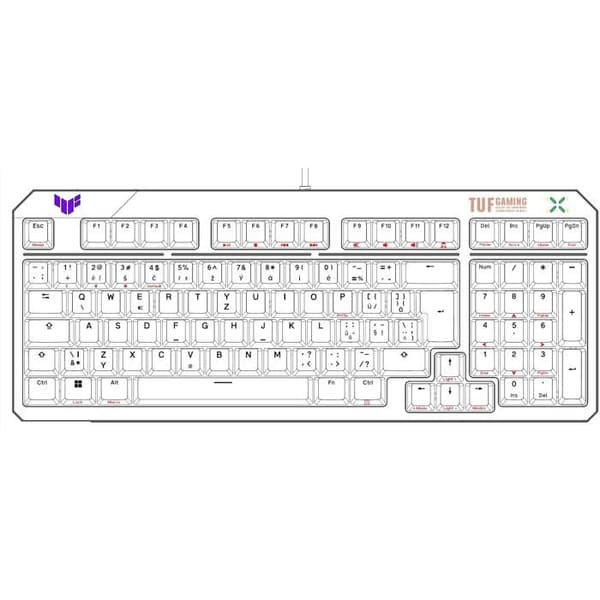 ASUS TUF Gaming K3 GEN II - CZ/SK