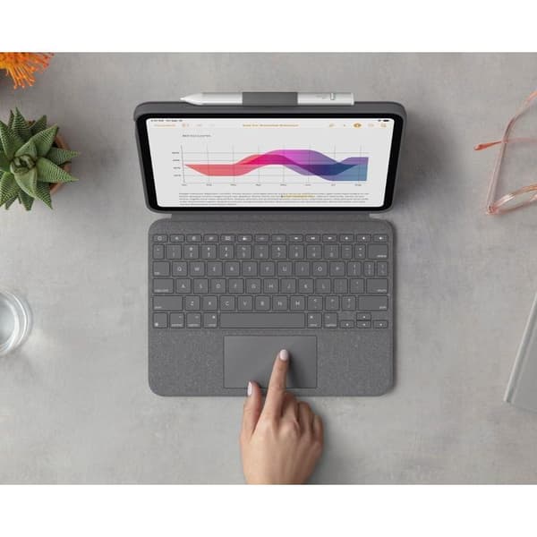 Logitech Combo Touch för iPad 10.9 (10:e generationen) - US INTL
