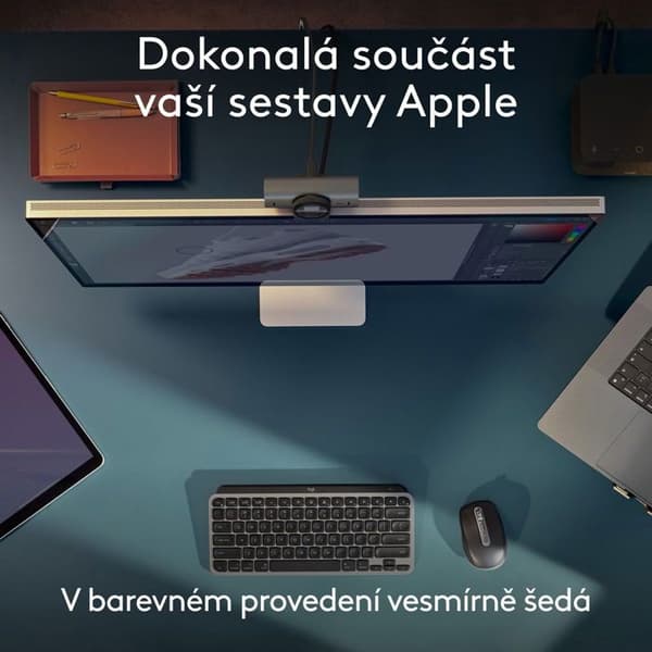 Logitech MX Keys Mini För Mac Minimalistisk Trådlös Belyst Tangentbord, Rymdgrå - US INTL