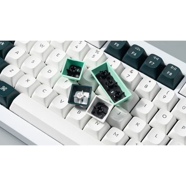 Keychron Q1 HE Nebula RGB-belysning utbytbar version tangent - Vit, US