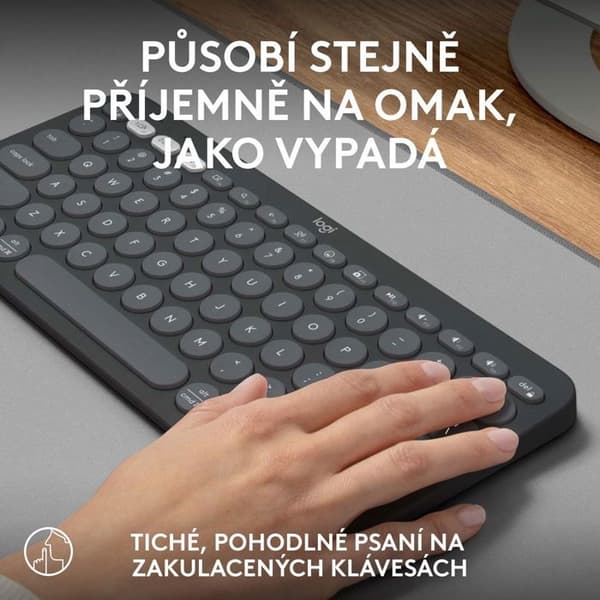Logitech Pebble Keyboard 2 K380s, Grafit - US INTL