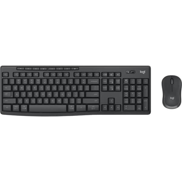 Tangentbord och Mus - Logitech - MK370 - QWERTY Italienska - Trådlös - Grafit