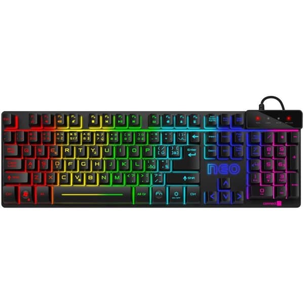 CONNECT IT Spelklaviatur Neo Pro svart - CZ/SK