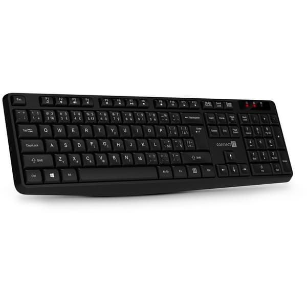 CONNECT IT OfficeBase Combo trådlös CZ SK, svart Svart