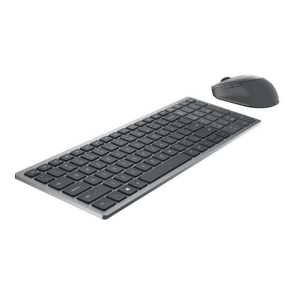 Trådlöst tangentbord och mus - DELL - KM7120W - QWERTY US International - Titanium Grey - 36 månaders batteritid