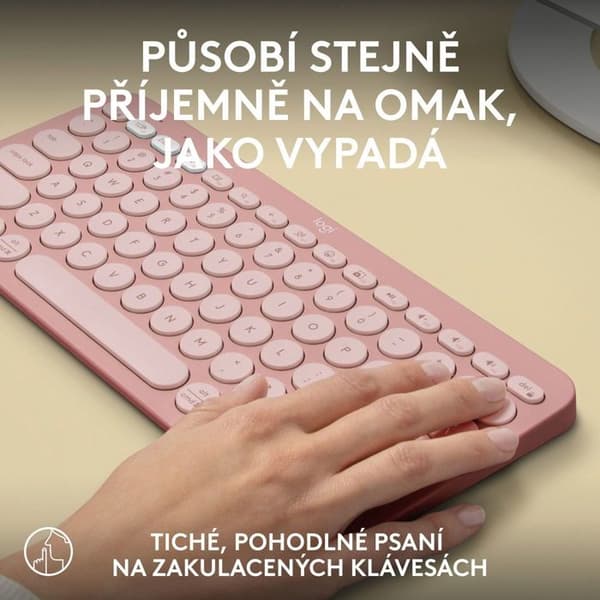 Logitech Pebble Keyboard 2 K380s, Roséguld - US INTL