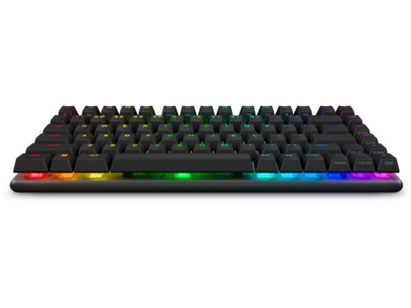Alienware Pro Wireless Gaming Keyboard - Tangentbord - 75% - compact TKL - AlienFX per tangent RGB / 16,8 miljoner färger - trådlös - 2.4 GHz, Blueto