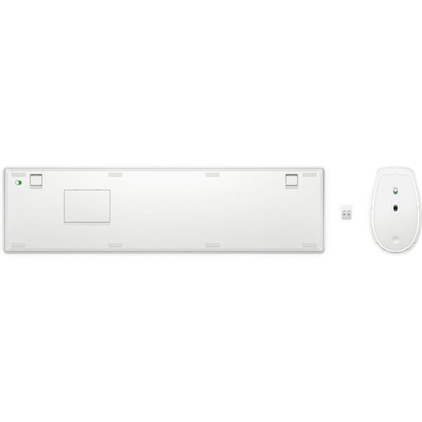 Tastatur og mus HP 4R016AA Hvid