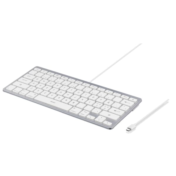 Trådbundet tangentbord med USB-C för iPad, iPhone och Mac – nordisk layout