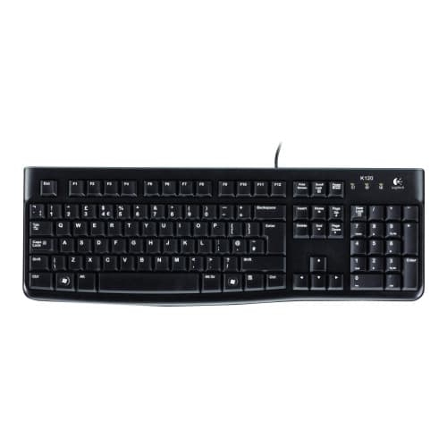 Logitech Desktop MK120 - sats med tangentbord och mus - tjeckiska Inmatningsenhet Svart