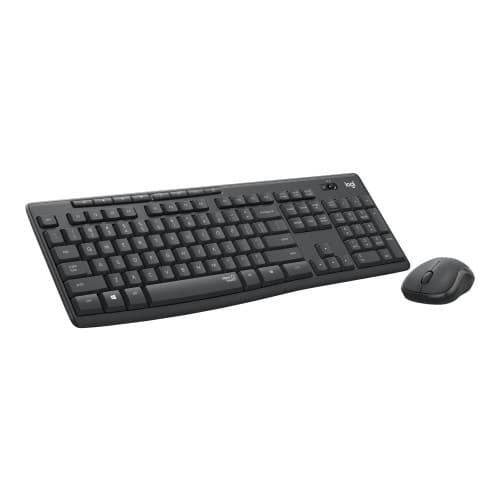 Logitech MK295 Silent - sats med tangentbord och mus - QWERTZ - tjeckiska - grafit Inmatningsenhet