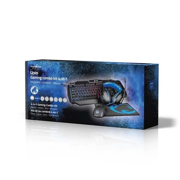 Nedis Gaming Combo Kit | GCK41100BKIT |Layout Italien