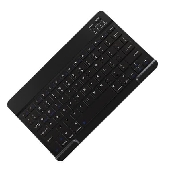 INF Trådløst Bluetooth-tastatur - 10-tommers genopladeligt Sort