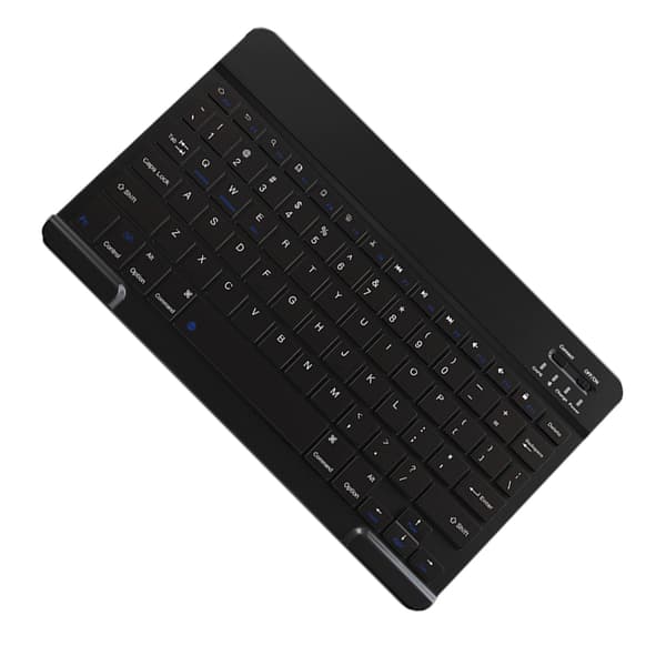 INF Trådløst Bluetooth-tastatur - 10-tommers genopladeligt Sort