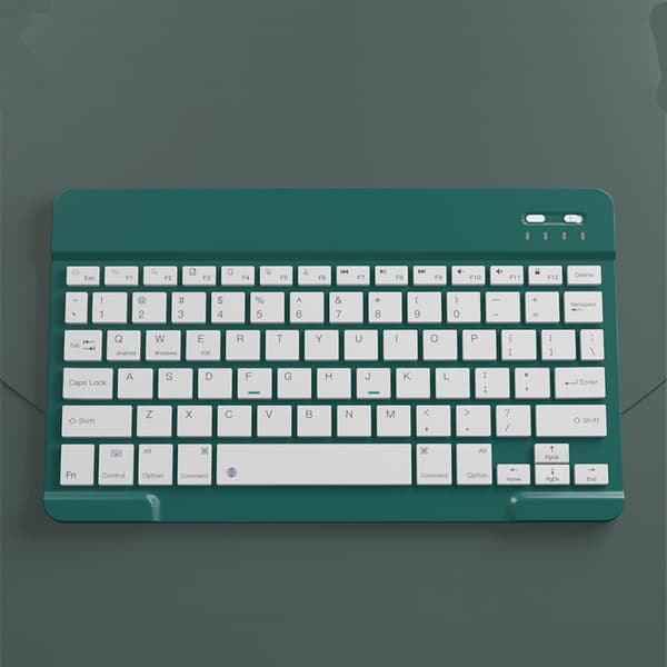 INF Trådløst Bluetooth-tastatur - 10-tommer genopladeligt - Mørkegrøn