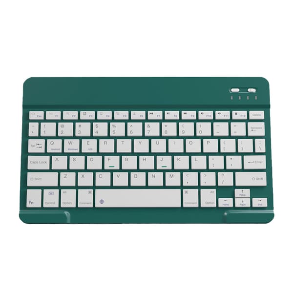 INF Trådløst Bluetooth-tastatur - 10-tommer genopladeligt - Mørkegrøn