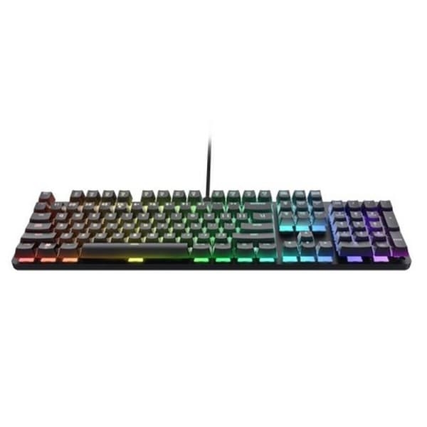 Gaming Tangentbord/ OR: Speltangentbord Trust GXT 871 Zora Svart Multicolour QWERTY Qwerty US