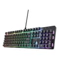 Miniatyrbild 1 av 5: Gaming Tangentbord/ OR: Speltangentbord Trust GXT 871 Zora Svart Multicolour QWERTY Qwerty US