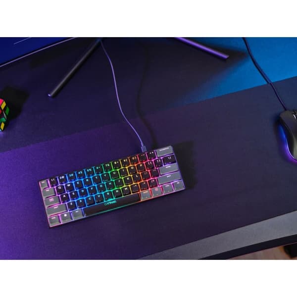 Gaming-tastatur Trust GXT 867 Acira Sort Multifarvet QWERTY Qwerty US