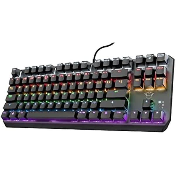 Klaviatur Mécanique TKL - TRUST GAMING - GXT 834 Callaz - Outemu-brytare - Bakgrundsbelyst - USB Svart