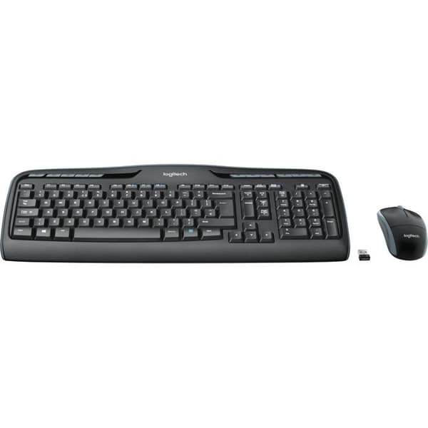 Tangentbord och mus - LOGITECH - MK330 - USB trådlöst - Windows och Chrome OS kompatibel - Svart Svart