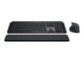 Miniatyrbilde 4 av 5: Logitech MX Keys S Combo - Tastatur- og mussett - bakbelysning - trådløs - Bluetooth LE - AZERTY - Fransk - tastsvitsj: Scissor-Key - grafitt - med P