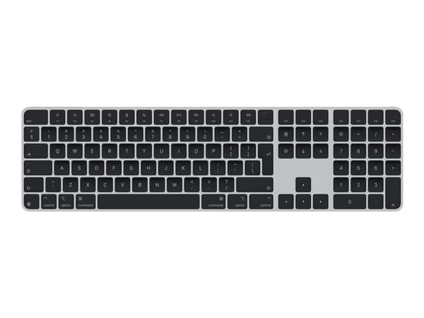 Apple Magic Keyboard with Touch ID and Numeric Keypad - Tangentbord - USB-C - trådlös - Bluetooth - QWERTY - internationell engelska - svarta tangent Svart