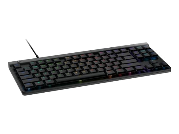 Logitech G G515 - Tangentbord - TKL - bakgrundsbelyst - USB - AZERTY - fransk - tangentbrytare: GL Tactile - svart