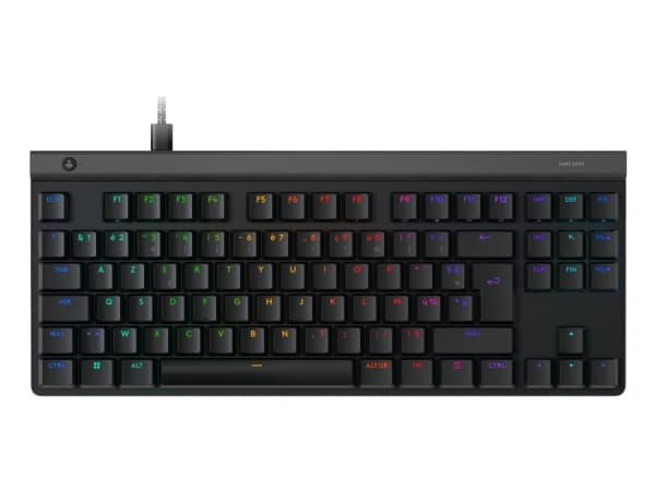 Logitech G G515 - Tangentbord - TKL - bakgrundsbelyst - USB - AZERTY - fransk - tangentbrytare: GL Tactile - svart