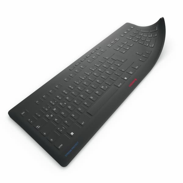 CHERRY 61510017 - Tastaturcover - Silikone - 463mm - 164mm - 100g - Sort (61510016)