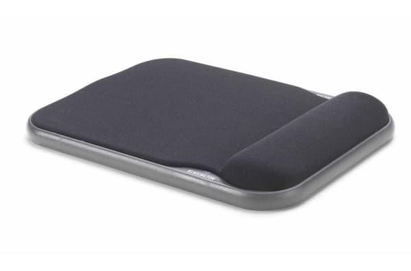 Kensington Sports Contour Gel Mouse Wrist Pad - Musmatta med handledsdyna - Svart (57711)