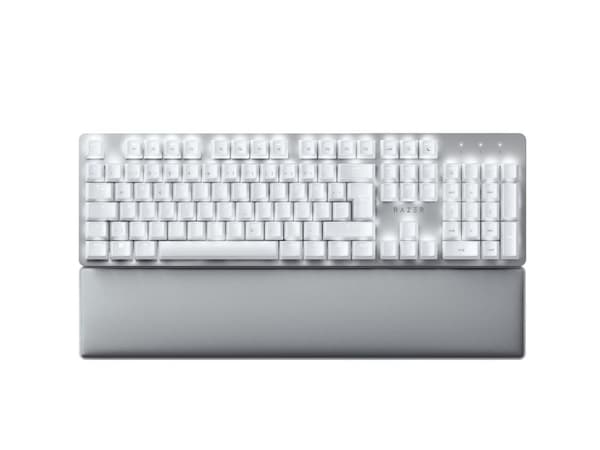 Razer ProType Ultra - Näppäimistö - taustavalaistu - Bluetooth, 2,4 GHz, USB-C - QWERTZ - Saksalainen - Avainkytkimet: Razer Yellow