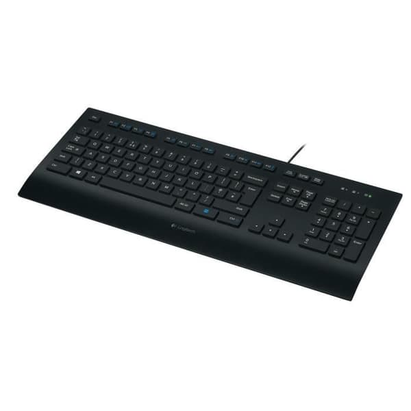 Tangentbord - Trådbundet - Logitech - K280E -AZERTY - Svart