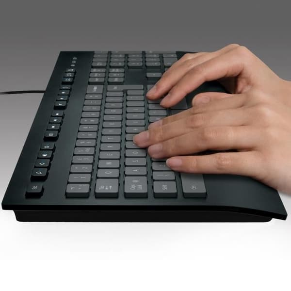 Tangentbord - Trådbundet - Logitech - K280E -AZERTY - Svart
