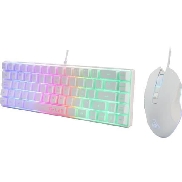 2 i 1 Gamer Pack - THE G-LAB - COMBO HYDRO - Kabelansluten mus - Kabelanslutet tangentbord