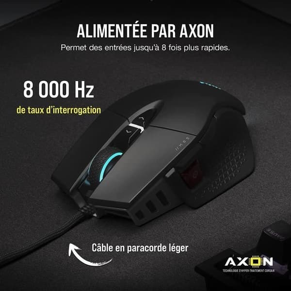CORSAIR M65 RGB Ultra Mouse - Svart (CH-9309411-EU2)