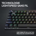 Miniatyrbild 3 av 6: Speltangentbord - Trådlöst - Logitech G - G Pro X TKL Lightspeed - Retroeclaire - AZERTY - Svart