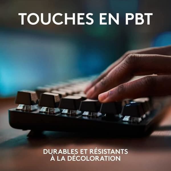 Speltangentbord - Kabelanslutet - Logitech G - G413 SE - Stor storlek - Mekaniskt - AZERTY - Svart