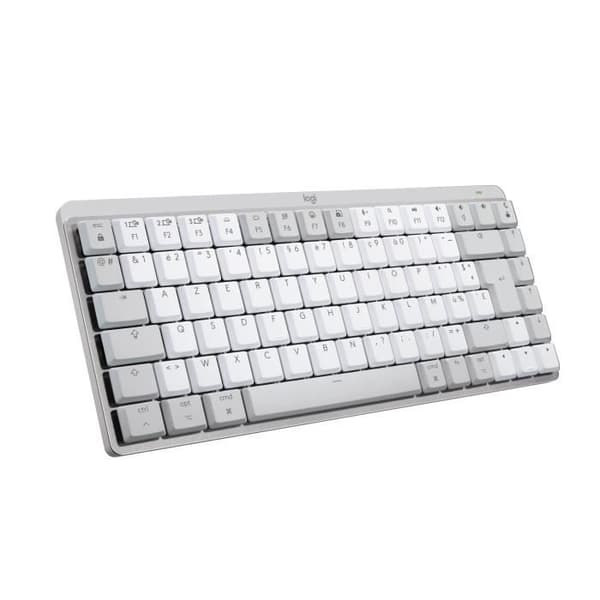 Logitech MX Mechanical Mini Keyboard för Mac Illuminate Wireless Keyboard - Blekgrå