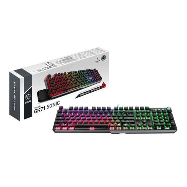 Mekaniskt speltangentbord - MSI - VIGOR GK71 SONIC RED
