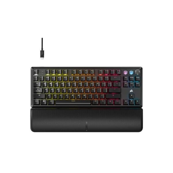 Gaming Tangentbord - CORSAIR - K70 Pro TKL - MGX Hyperdrive Switchar - RGB Belysning - AZERTY