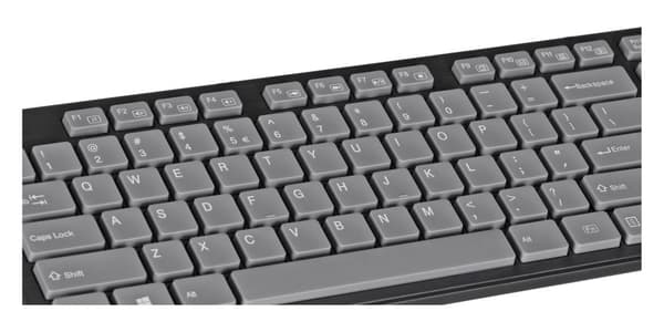 NATEC Discus 2-tangentbord USB US Slim