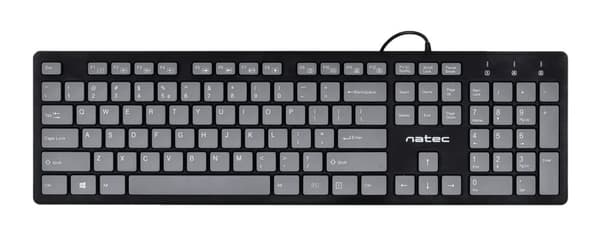NATEC Discus 2-tangentbord USB US Slim