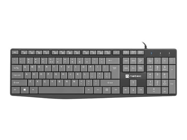 NATEC TANGENTBORD NAUTILUS US SLIM Svart, Grå