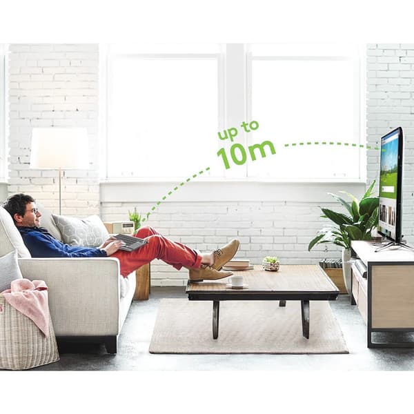 Techly ICTB9801TB tangentbord RF trådlöst + Bluetooth QWERTY Amerikansk engelska Svart