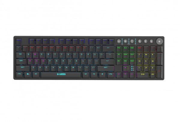iBox AURORA K-6 tangentbord RF trådlöst + Bluetooth QWERTY Engelska Svart Svart