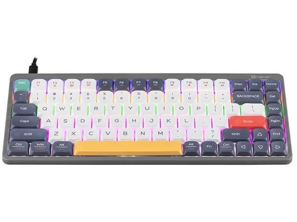 Mekaniskt tangentbord Tracer FINA 84 Grå (Outemu Röd Switch) TRAKLA47279