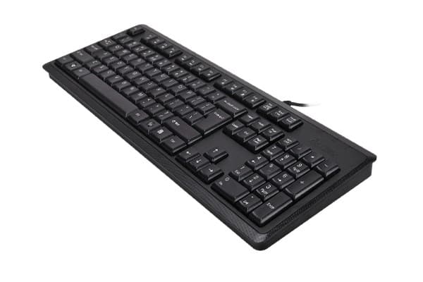 A4Tech KR-92 USB-tastatur QWERTY Engelsk Sort