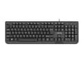 Miniatyrbild 1 av 5: NATEC TANGENTBORD TROUT SLIM USB, US LAYOUT, SVART