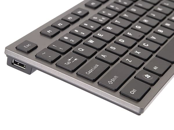 A4Tech KV-300H tastatur USB QWERTY Sort, Grå